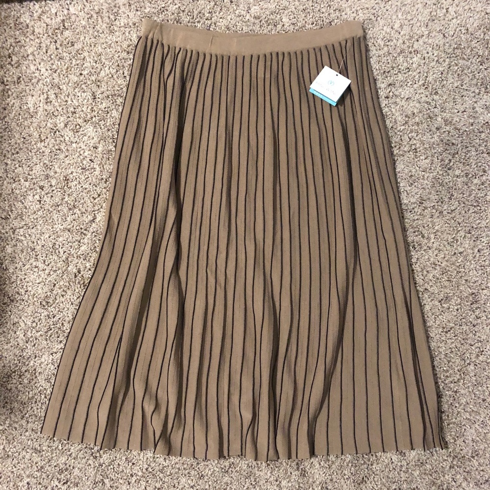 Flared Midi Skirt